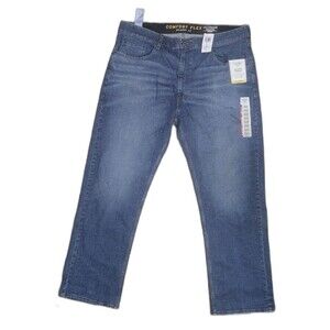 Levi Strauss Signature Jeans Men’s 40 x 32 Relaxed Fit Medium Wash Blue Denim